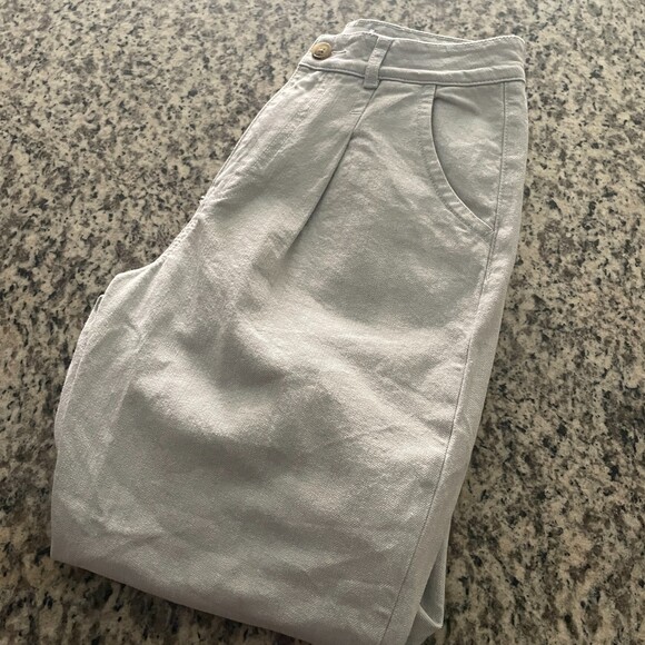 Something Navy Ultra Light Wash Painted Pant Jeans 4 - Picture 5 of 7